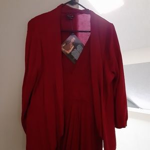 Maxi Dress with Sweater